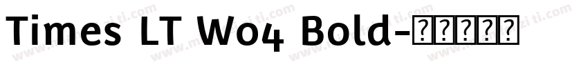 Times LT W04 Bold字体转换